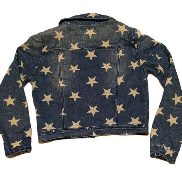 Chiole Denim Architect Cropped Jacket Girls Size M - Picture 4 of 7